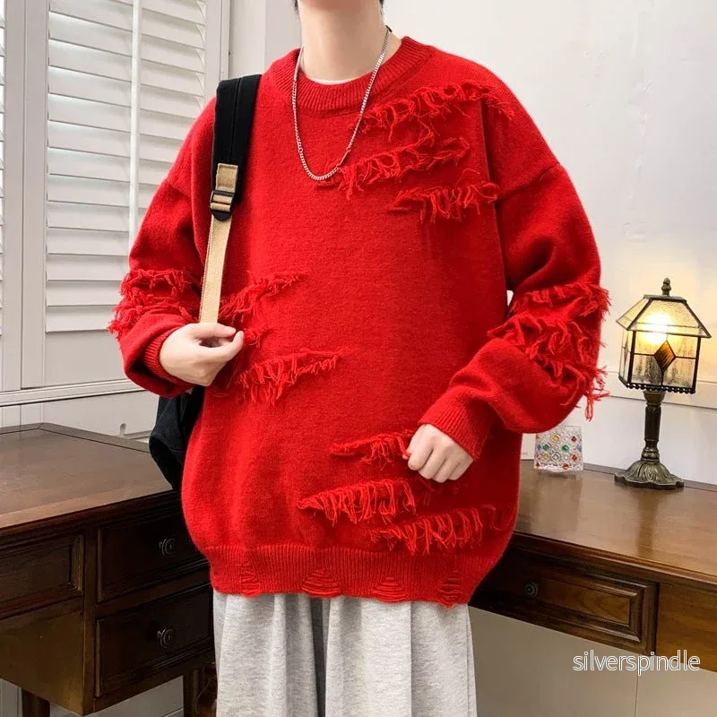 Ethan | Tjock Långärmad Vinterpullover Med Lös Passform - Bild 3