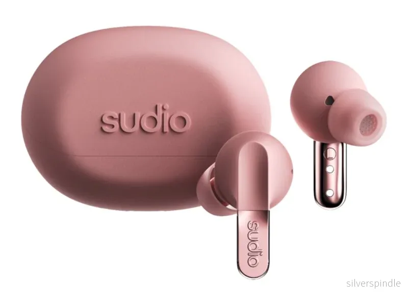 Sudio N3 Pro Trådlösa hörlurar – Rosa