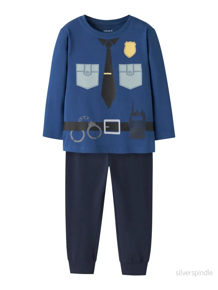 Rasiq Pyjamas med Polismotiv