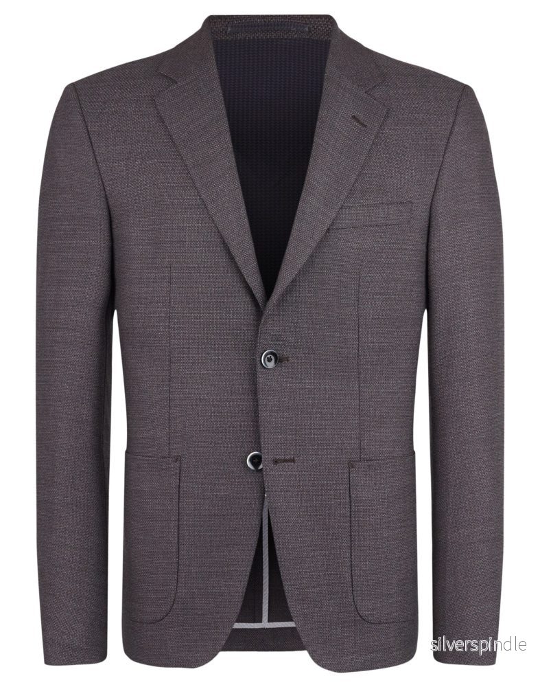 BS James Slim Fit Kavaj - Grå