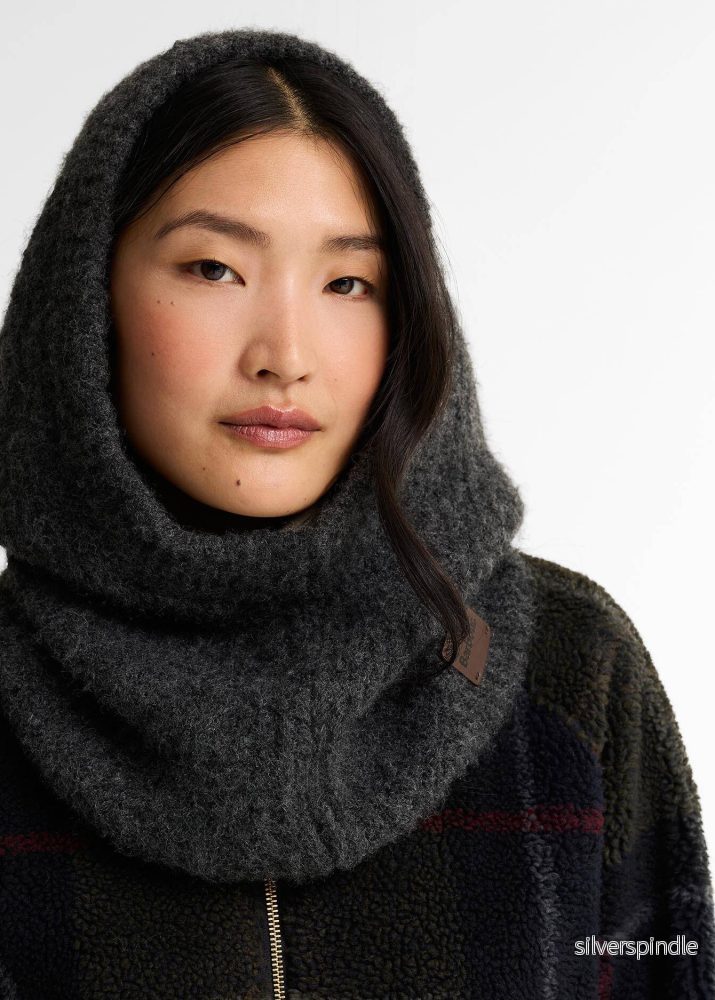 Barbour May Snood Dark Grey Check - Bild 2