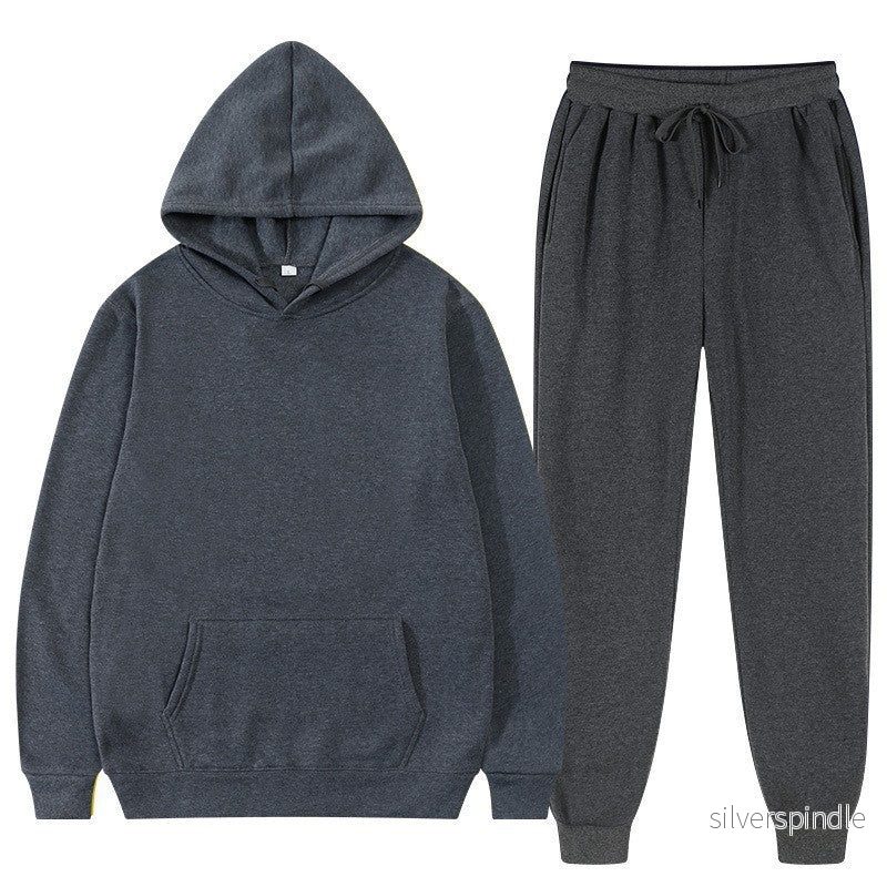 Ethan | Avslappnad Huvtröja och Sweatpants Set för Herr - Bild 3