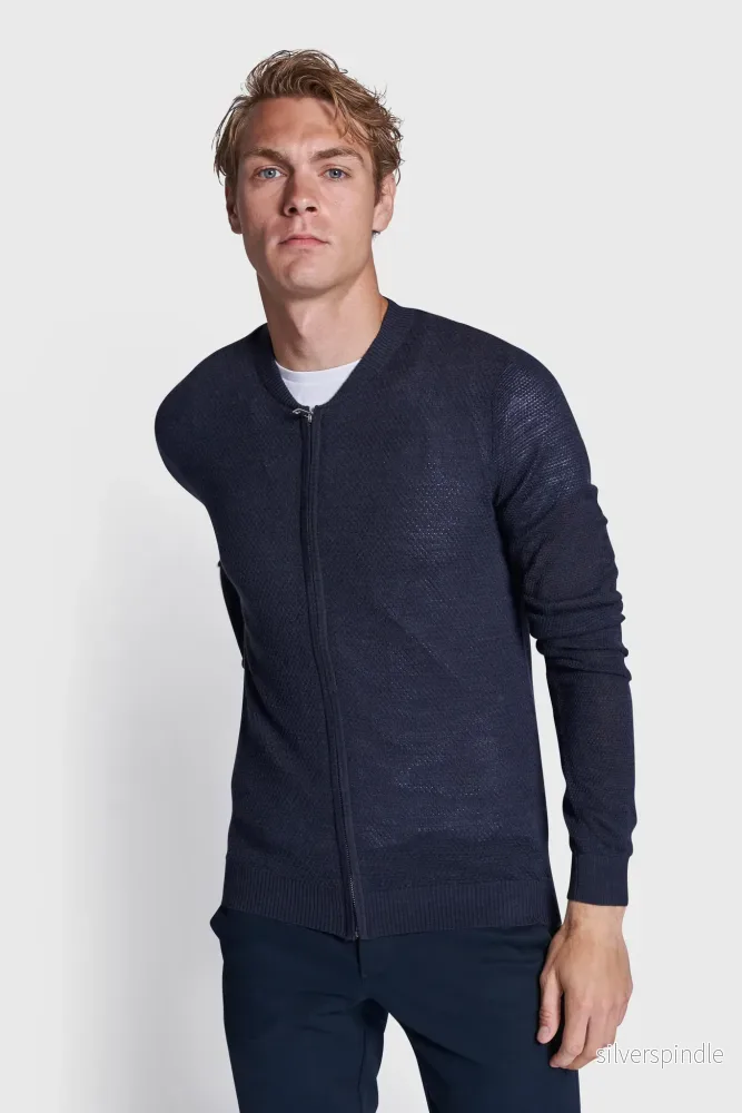 BS Dimitrov Regular Fit Stickad tröja - Thunder - Bild 3