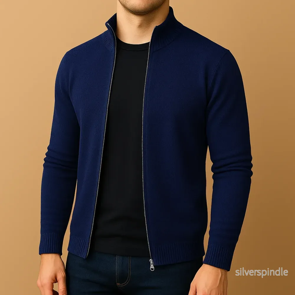 Ethan | Elegant Slim Fit Herrkofta Med Modern Design - Bild 2
