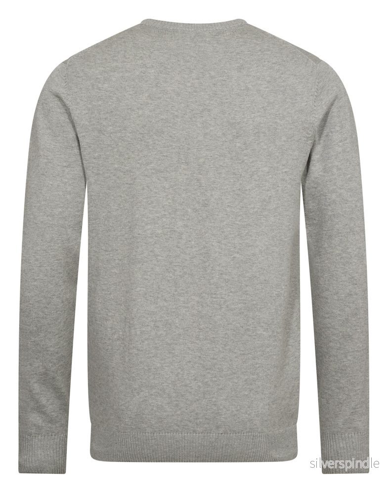BS Jupiter Regular Fit Stickat - Light Grey - Bild 2
