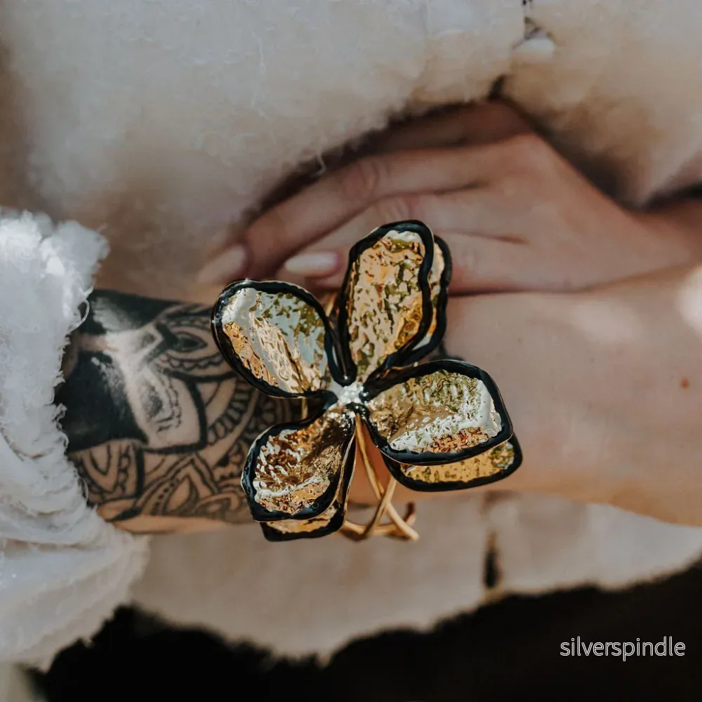 Golden Bloom Cuff - Bild 2