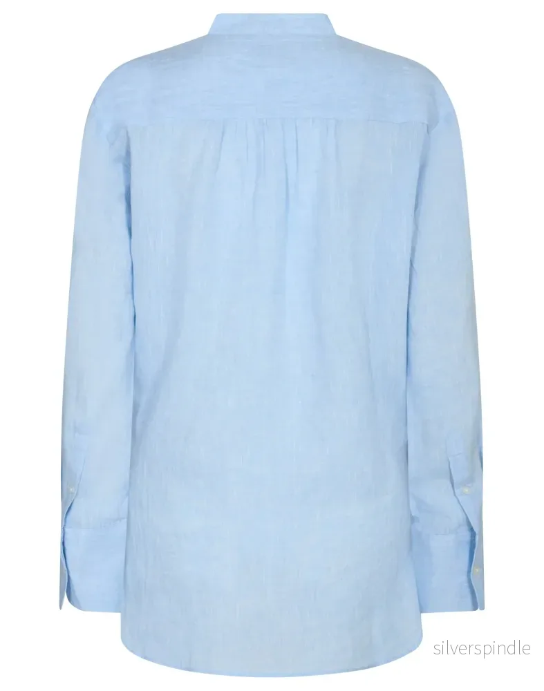 BS Eulalia Skjorta - Light Blue - Bild 2