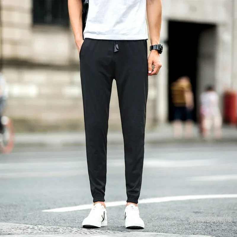 Ethan | Slim Fit Croppade Joggerbyxor för Vår och Sommar - Bild 3