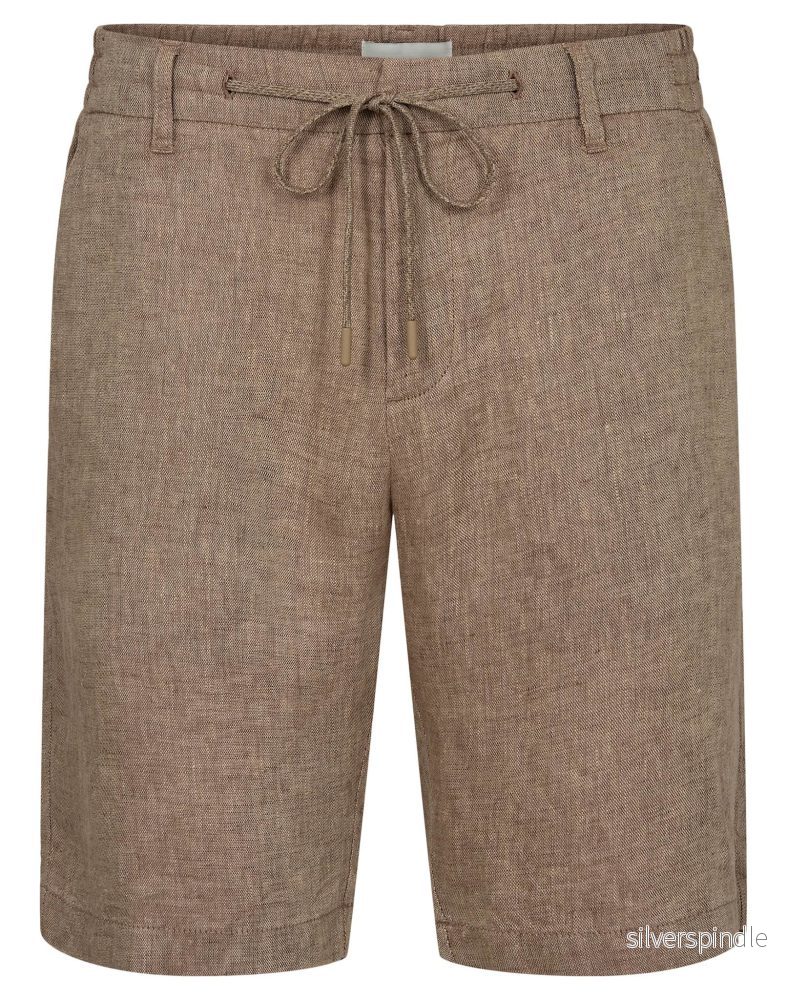 BS Vittorio Regular Fit Shorts - Brun