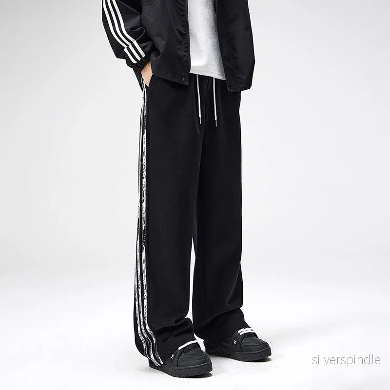 Ethan | Retro Raka Ben Byxor med Drapering - Bild 2