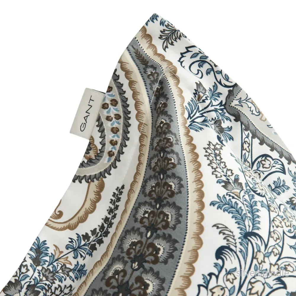 GANT Key West Paisley Örngott - Dark Putty - Bild 2