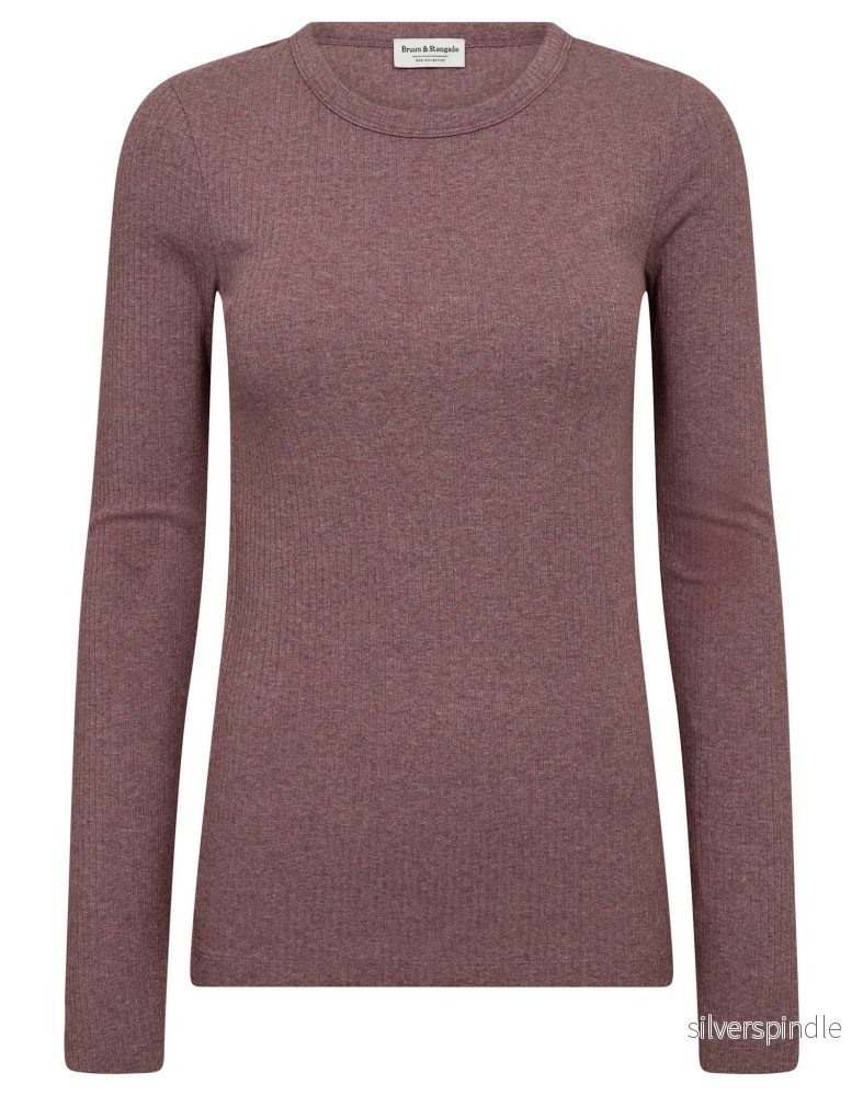 BS Margrethe Långärmad T-Shirt - Plum