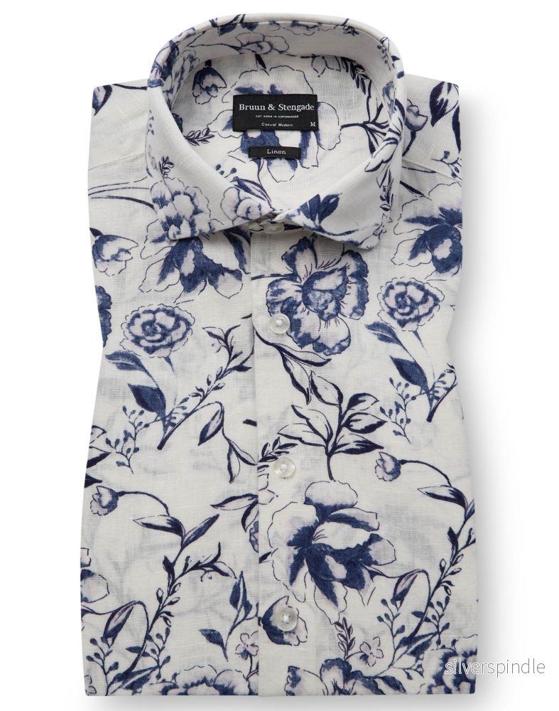 BS Mengel Casual Modern Fit Skjorta - White