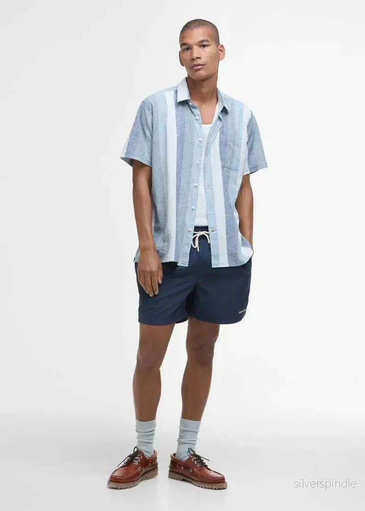 Barbour Portwell Summer Shirt Navy - Bild 3