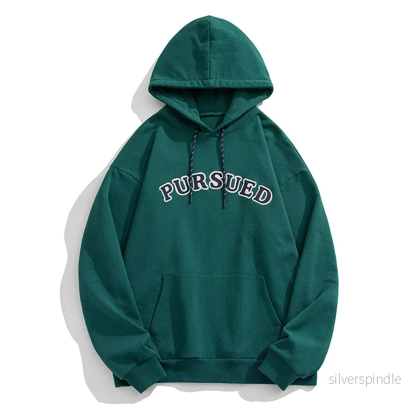 Ethan | Avslappnad Huvtröja med Broderade Detaljer - Bild 3