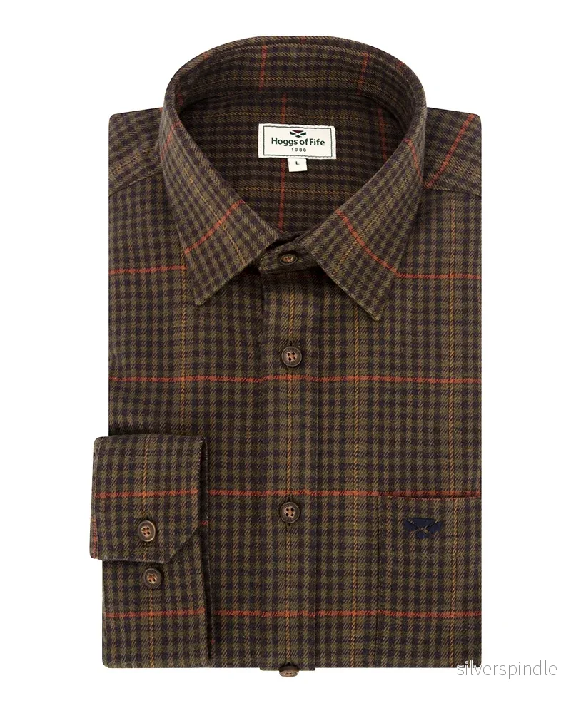 Hoggs Harris – skjorta med 20% ull