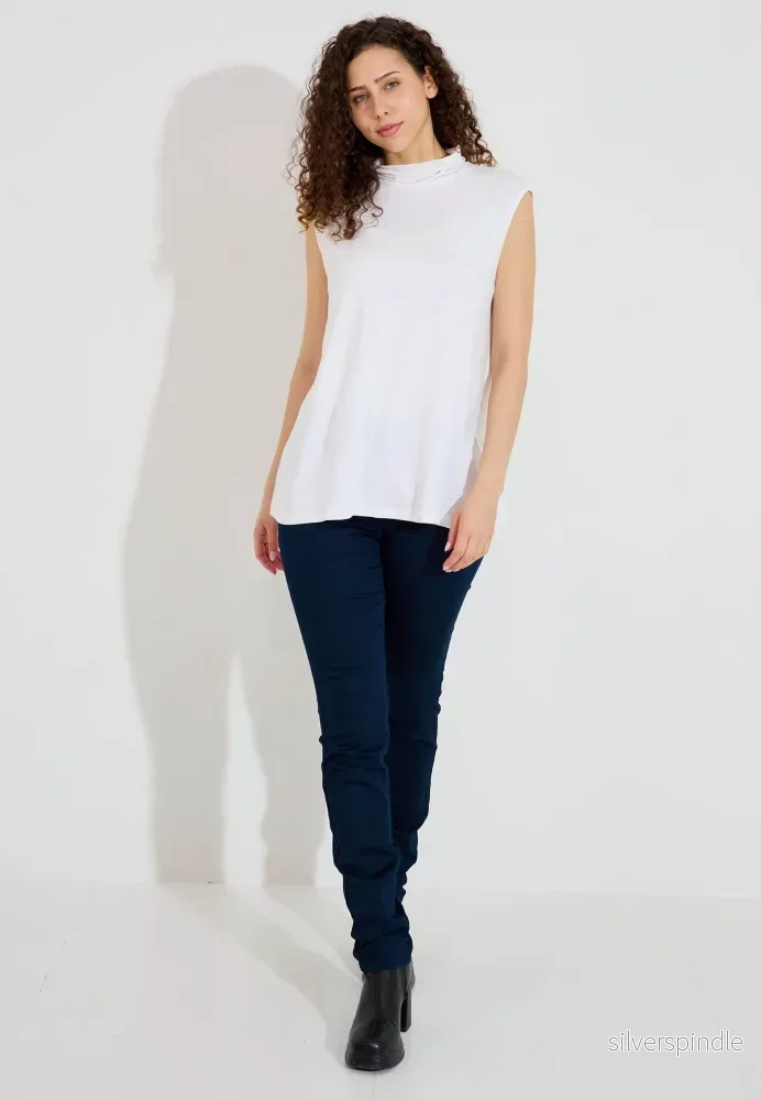 LINNE TOPP - Vit