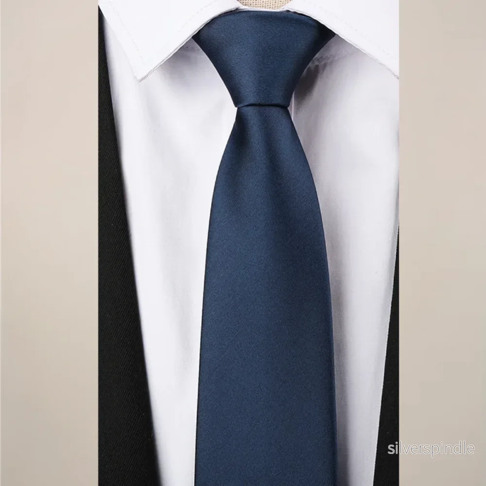 Elegant Slips | Enfärgad Slips för Män med Justerbar Längd | Perfekt för Formella Evenemang - Bild 2
