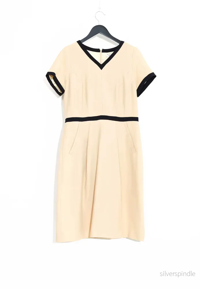 QUIZ DRESS - Beige