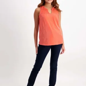 LINNE – Orange Virkad LINNE – Orange Virkad