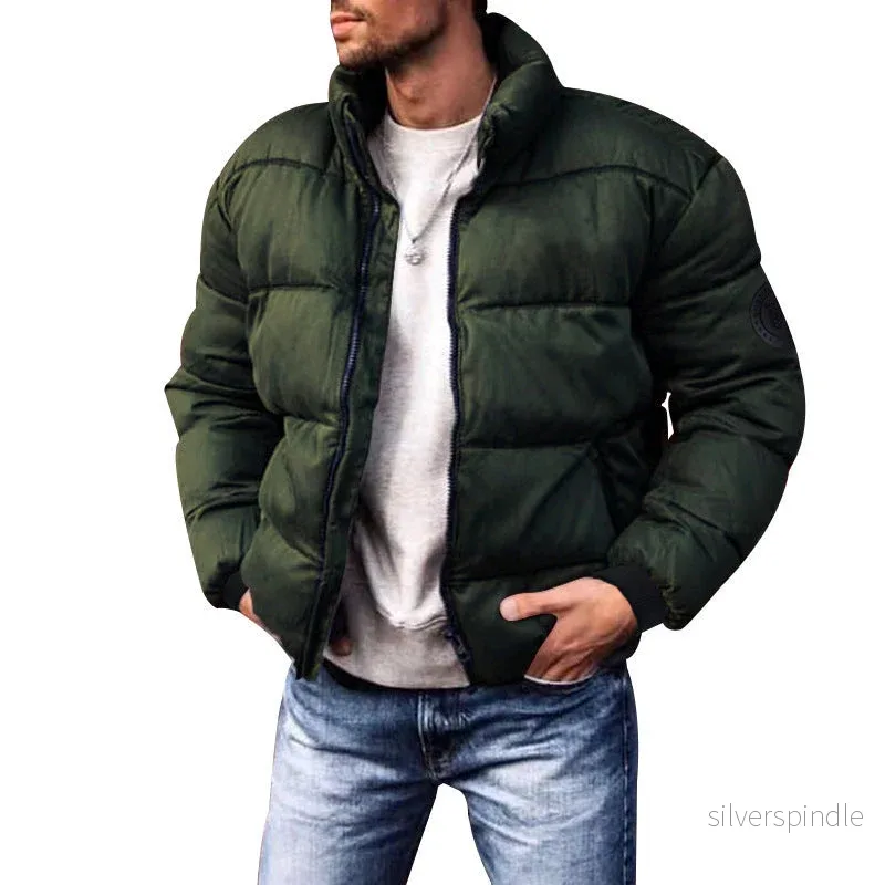Ethan | Vadderad Vinterjacka Med Ståkrage Och Sidofickor Ethan | Vadderad Vinterjacka Med Ståkrage Och Sidofickor