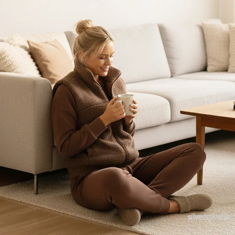 Olivia | Varm 3-delad Vinter Loungeset för Komfort - Bild 3