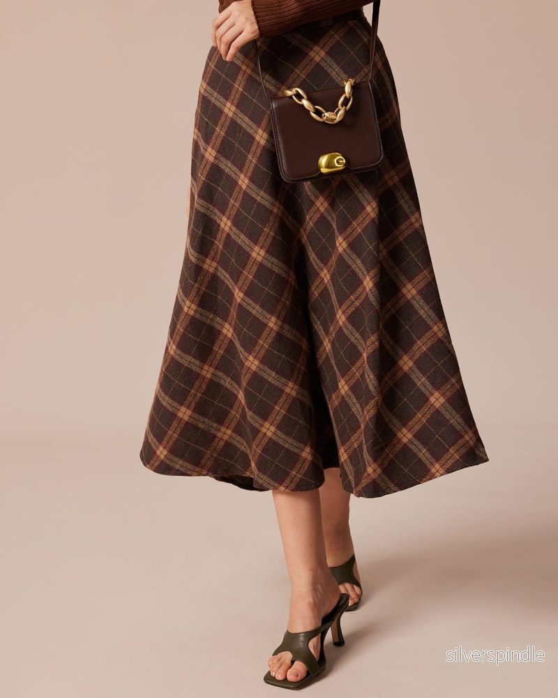Emma | Elegant A-linjeformad Midi Kjol Emma | Elegant A-linjeformad Midi Kjol