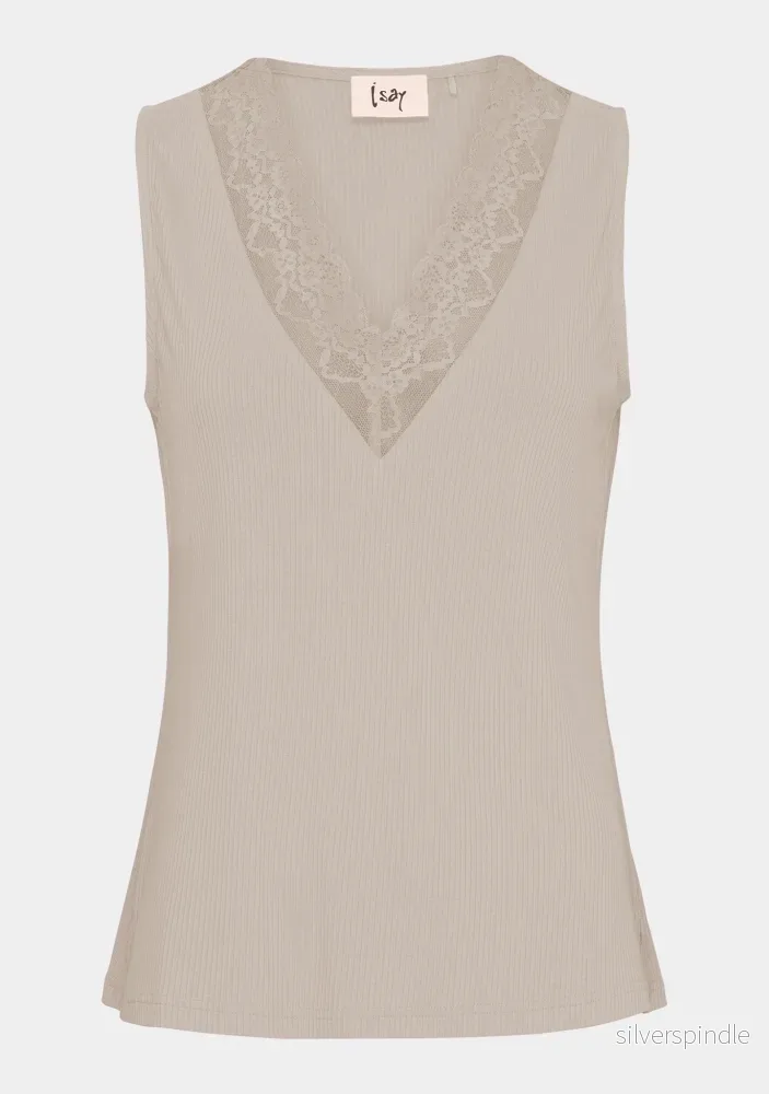 Dee V-Neck Top – Sand Dee V-Neck Top – Sand