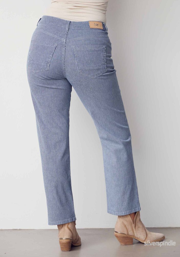 Monza Striped Jeans - Milky Stripe - Bild 3