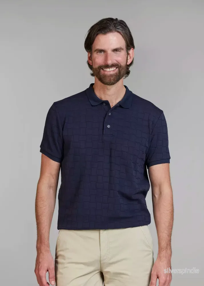 hansen & Jacob Structure Polo Navy hansen & Jacob Structure Polo Navy