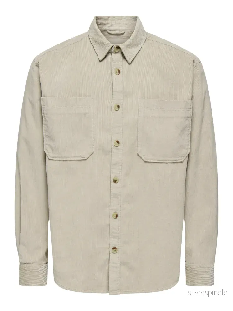 ALP CORD OVERSHIRT SILVER LINING ALP CORD OVERSHIRT SILVER LINING