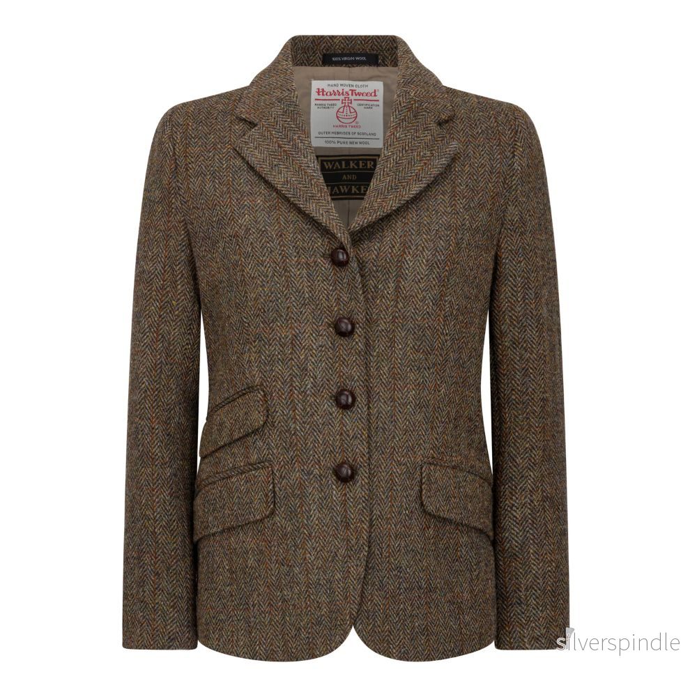 Walker and Hawkes – Harris Tweed Featherstone damkavaj - Bild 2
