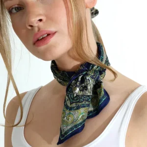 LILLY CRUNCH SCARF + SCRUNCHIE – Multicolor LILLY CRUNCH SCARF + SCRUNCHIE – Multicolor