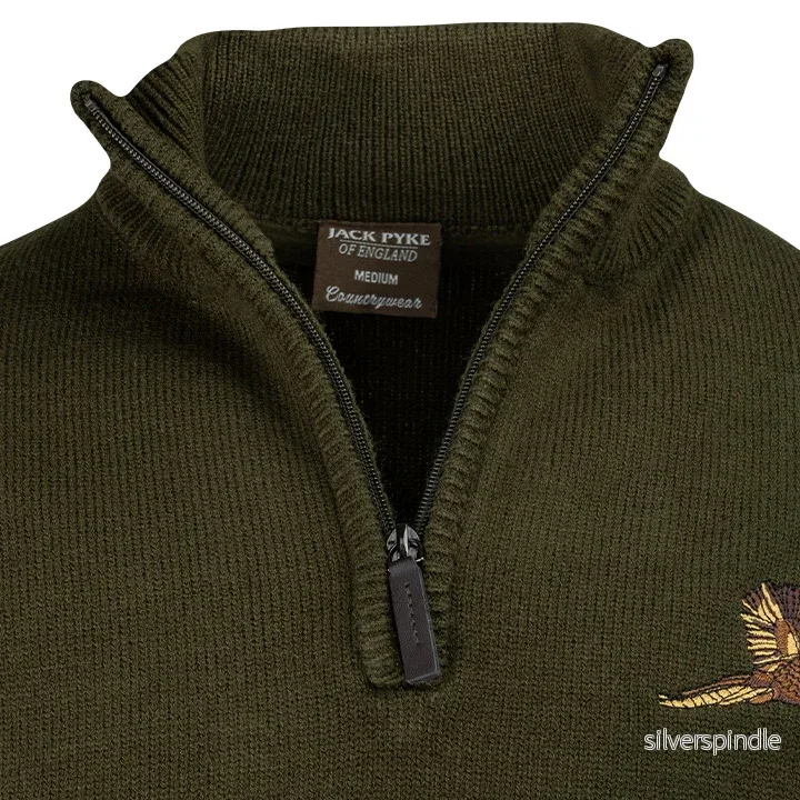 Jack Pyke - Zipneck tröja med fasanmotiv - Bild 2