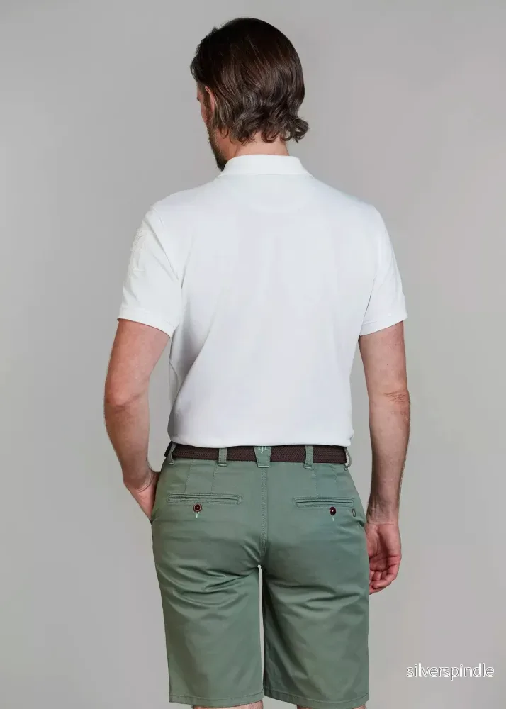 Hansen & Jacob Classic Chino Shorts Green - Bild 3