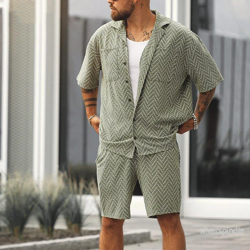 Ethan | Lättvikts Kortärmad Skjorta och Shorts Set Ethan | Lättvikts Kortärmad Skjorta och Shorts Set