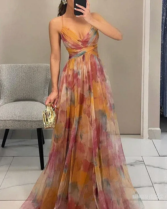 Emma | Elegant Ärmlös Sommarklänning med Abstrakt Mönster - Bild 2