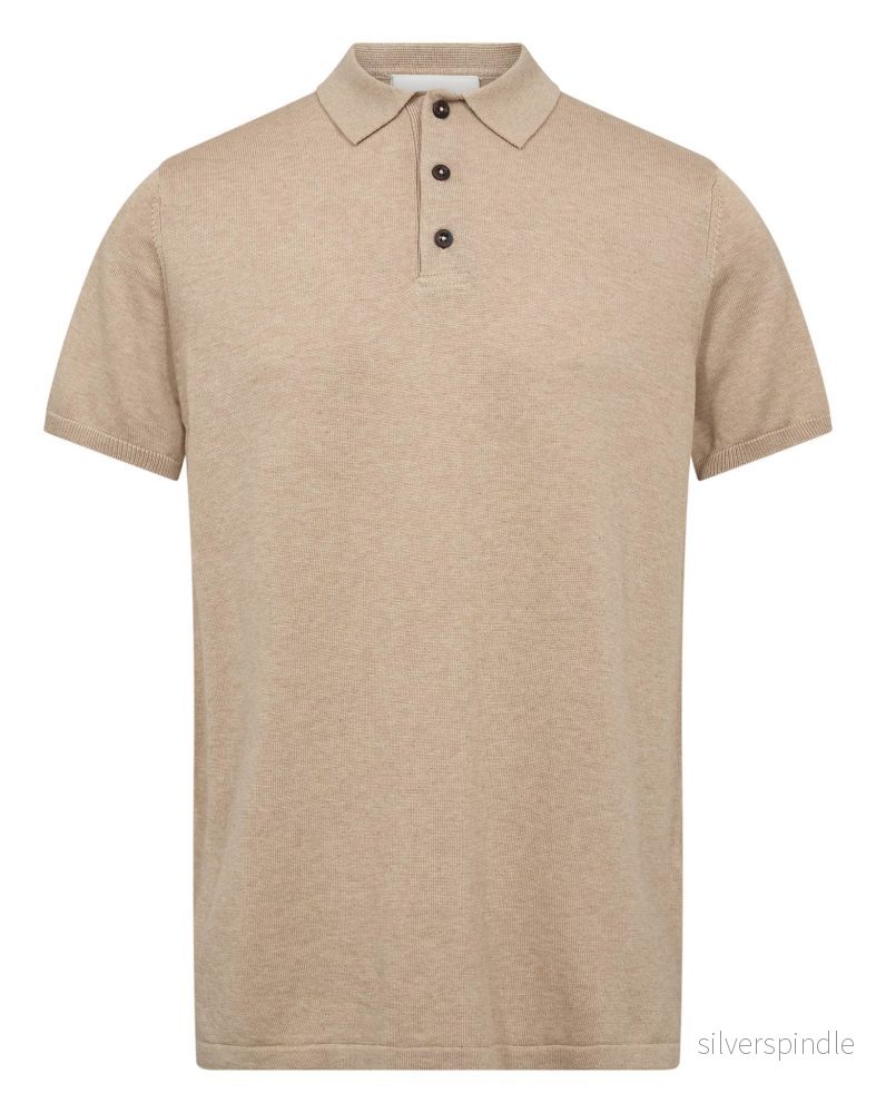BS Baldo Regular Fit Pikétröja – Beige BS Baldo Regular Fit Pikétröja – Beige