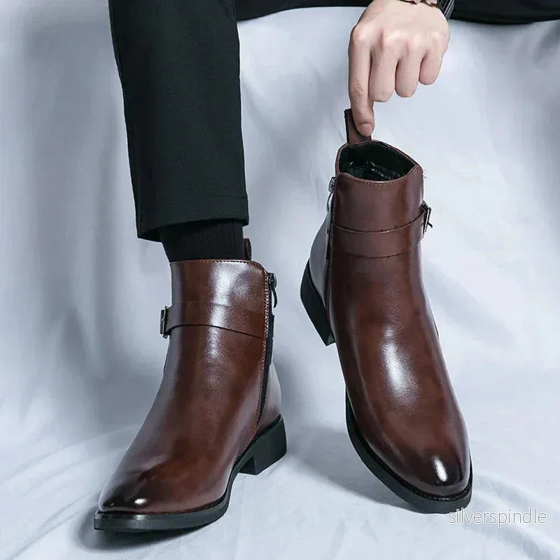 Ethan | Elegant Chelsea Boots med Sidodragkedja