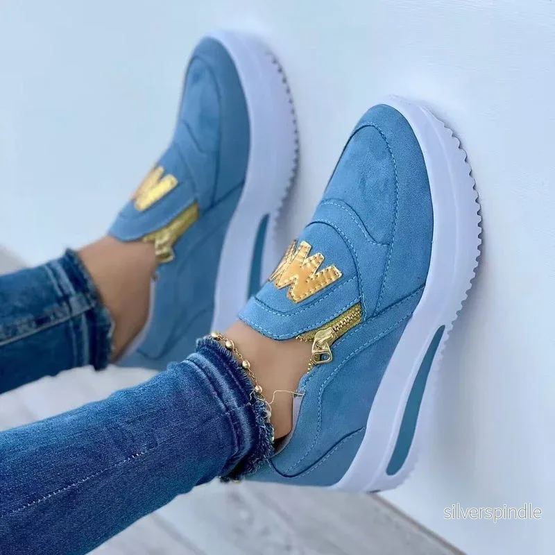 Sophie | Vattentäta Sneakers Dam med Mellanhög Klack - Bild 2