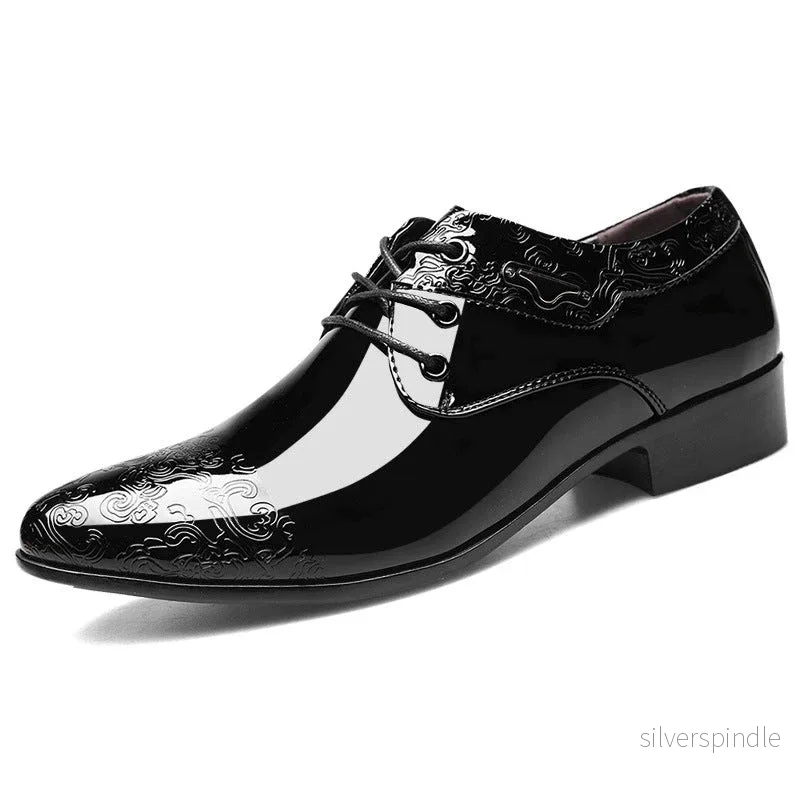 Elegant Derby-skor för Män med Präglade Detaljer | Komfortabel Snörning för Stil och Hållbarhet Elegant Derby-skor för Män med Präglade Detaljer | Komfortabel Snörning för Stil och Hållbarhet