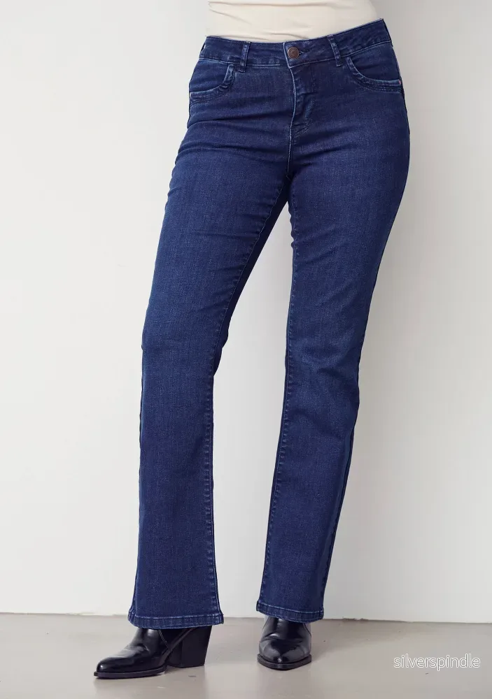 Verona Flare Jeans - Dark Basic Wash - Bild 2