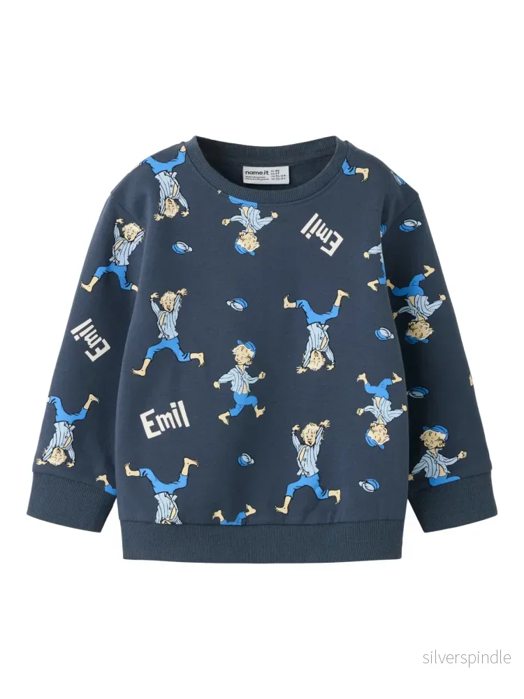 Alfe Emil Sweatshirt Blå Alfe Emil Sweatshirt Blå