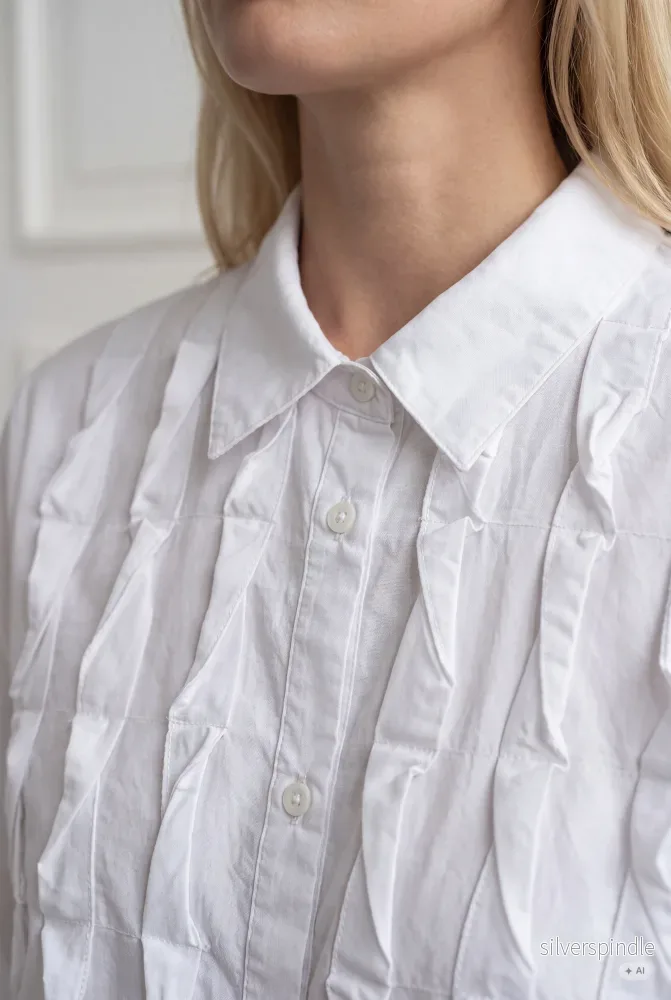 Bellis Deco Shirt - White - Bild 2