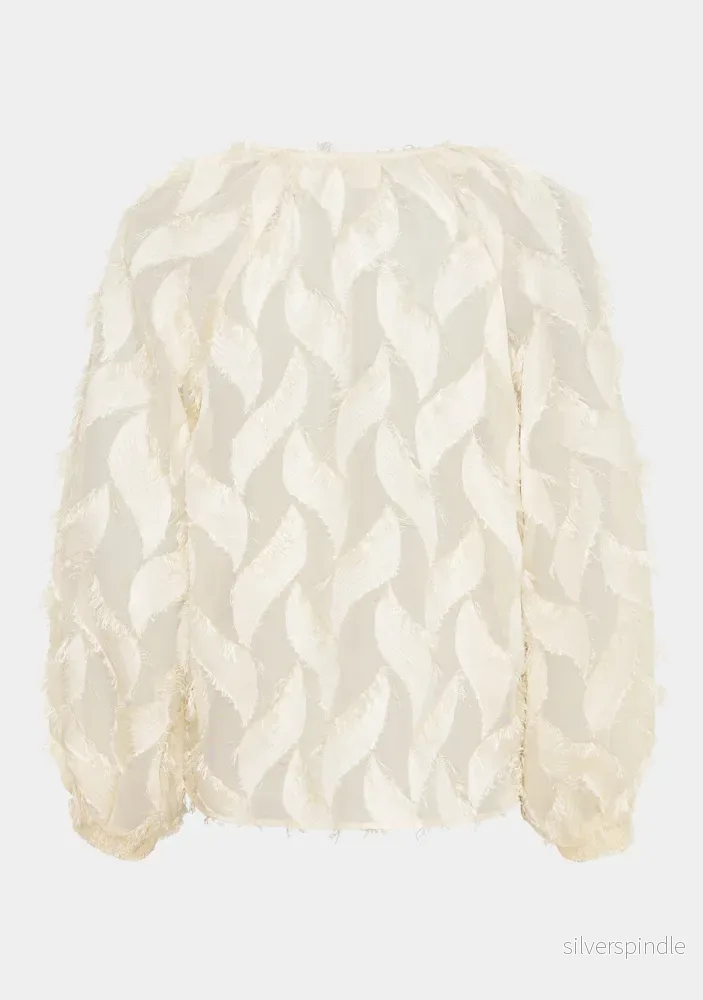 Danja Tie Top - Cream - Bild 2