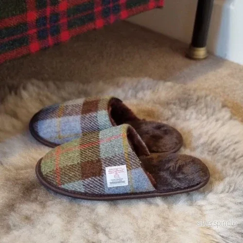 Tofflor i Harris Tweed - inneskor - Bild 2