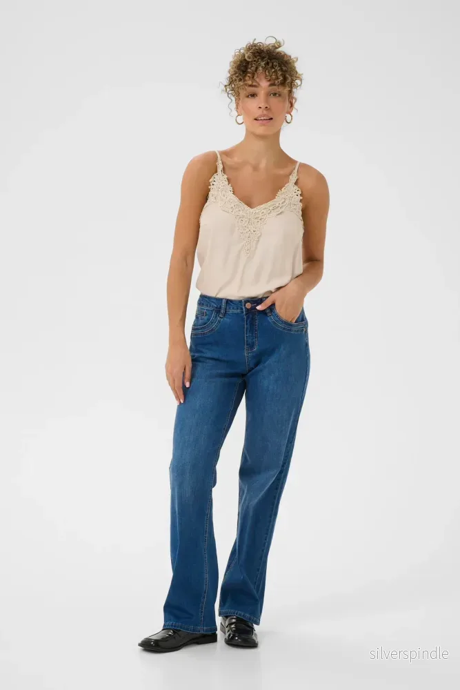 Cream CRLone Straight Leg Jeans Indigoblue