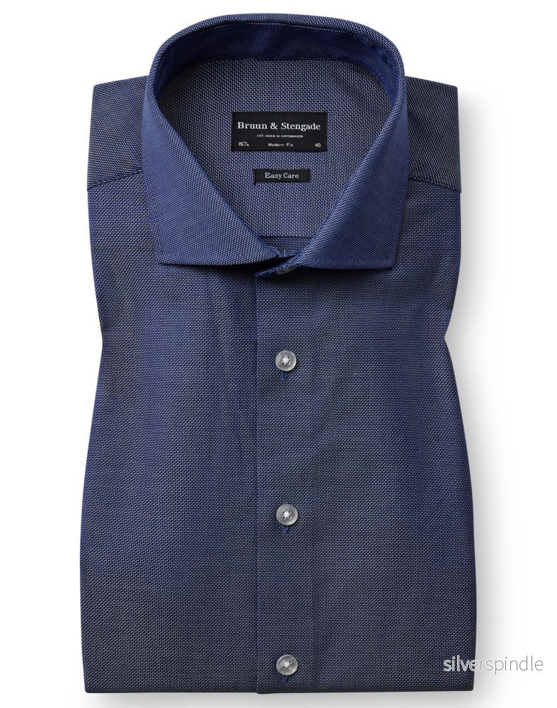 BS Adolis Modern Fit Skjorta - Blue