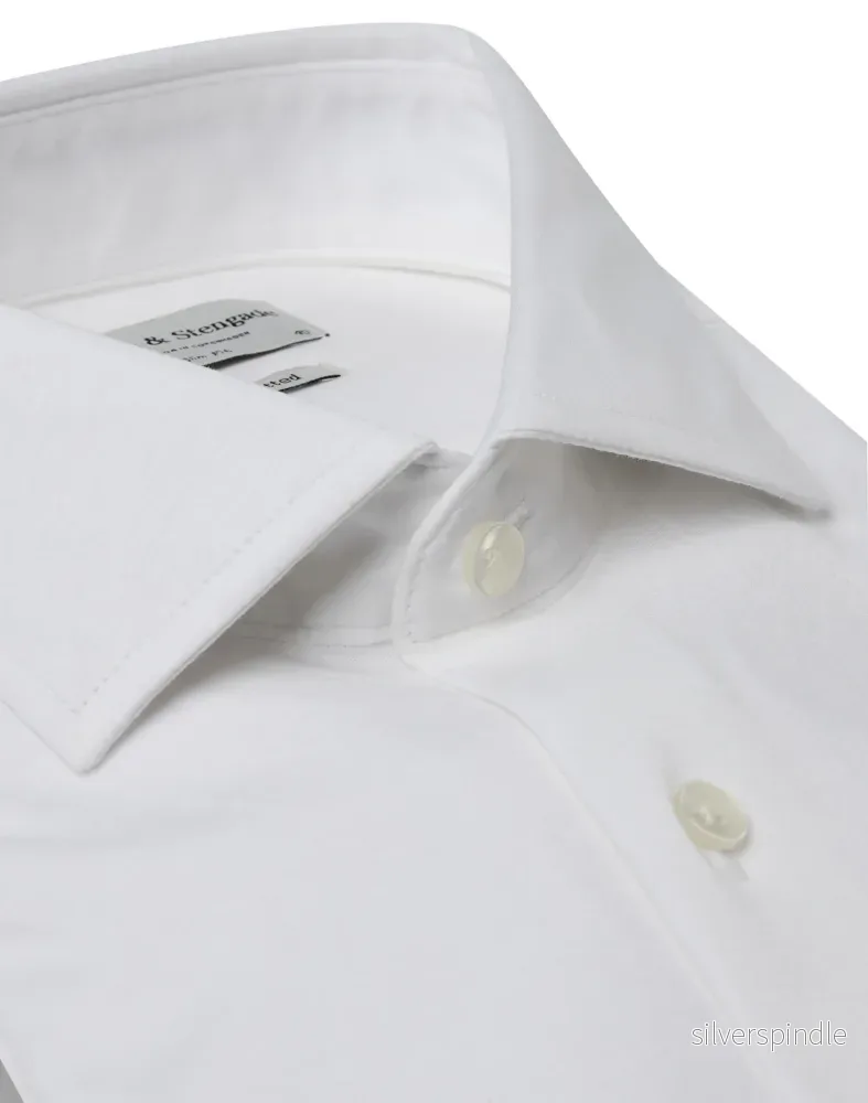 BS Rice Slim Fit Skjorta - White - Bild 2