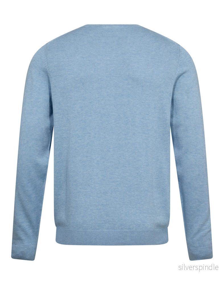 BS Tefta Regular Fit Stickat - Light Blue - Bild 2